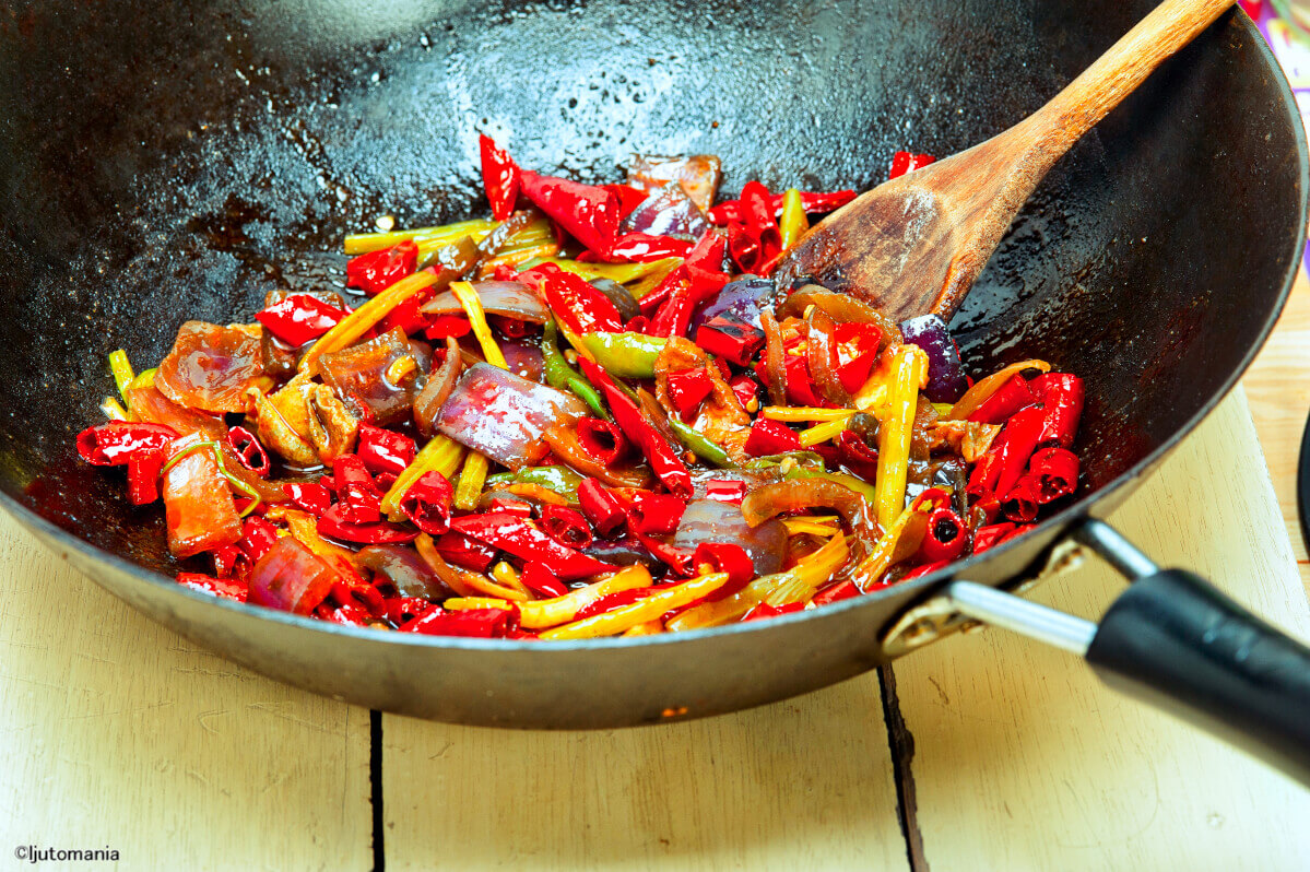 Hot wok s povrćem